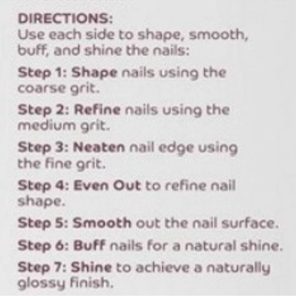 ๐ New 7 Step All In One Multicolored Nail Buffer - Picture 3 of 4